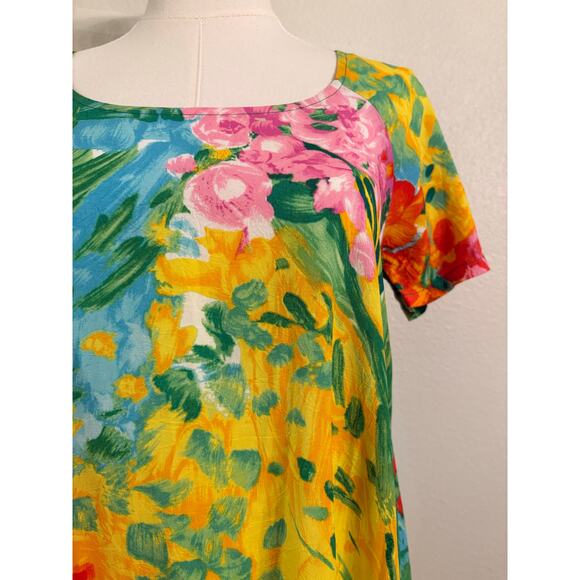 JAMS WORLD Doris Dress 60 Years Bouquet Burst Floral Wearable Art | XS - Picture 5 of 8